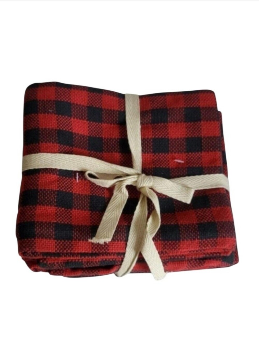 NWOT Buffalo Check Kitchen Towel Set